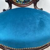 Pair of reupholstered convertible armchairs, 1930s-40s