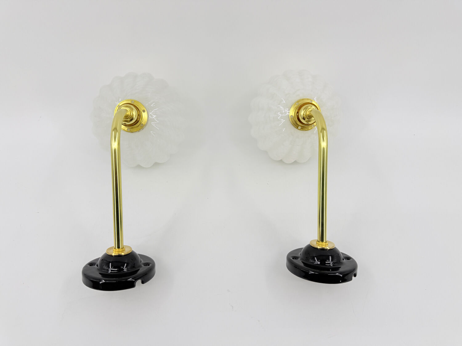 Clichy glass wall lights