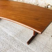 Table basse en teck danoise, Johannes Andersen pour CFC Silkeborg, Circa 60's