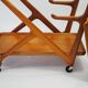 Cedar serving trolley, Italy 1950