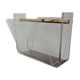 Vintage Roche Bobois plexiglass magazine door