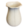 Vintage White Ceramic Flower-Shaped Vase France