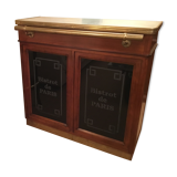 Bar in wood and zinc + stool