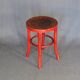 Bistro stool, circa 1930, shell seat, no Baumann, no Thonet.