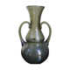 Vintage Frosted Murano Glass Amphora Vase