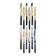 12 blackened wooden knives