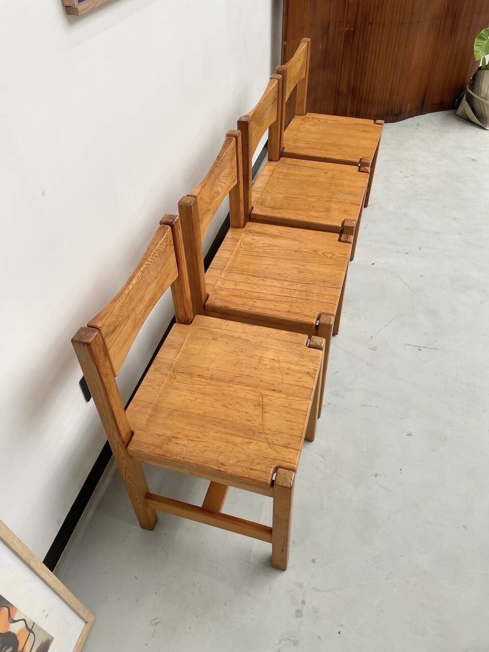 Table pin et chaises « hongisto » Ilmari Tapiovaara