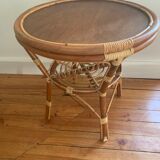Rattan coffee table