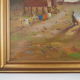 Painting „The Riverside Camp”, Scandinavian design, 19th century, by Vilhelm Oskar Engström
