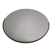 1970s Czechoslovakian Mid-Century Modern Round Wall Mirror