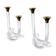 Pair of candle holders Dorothy Thorpe, lucite, 1970