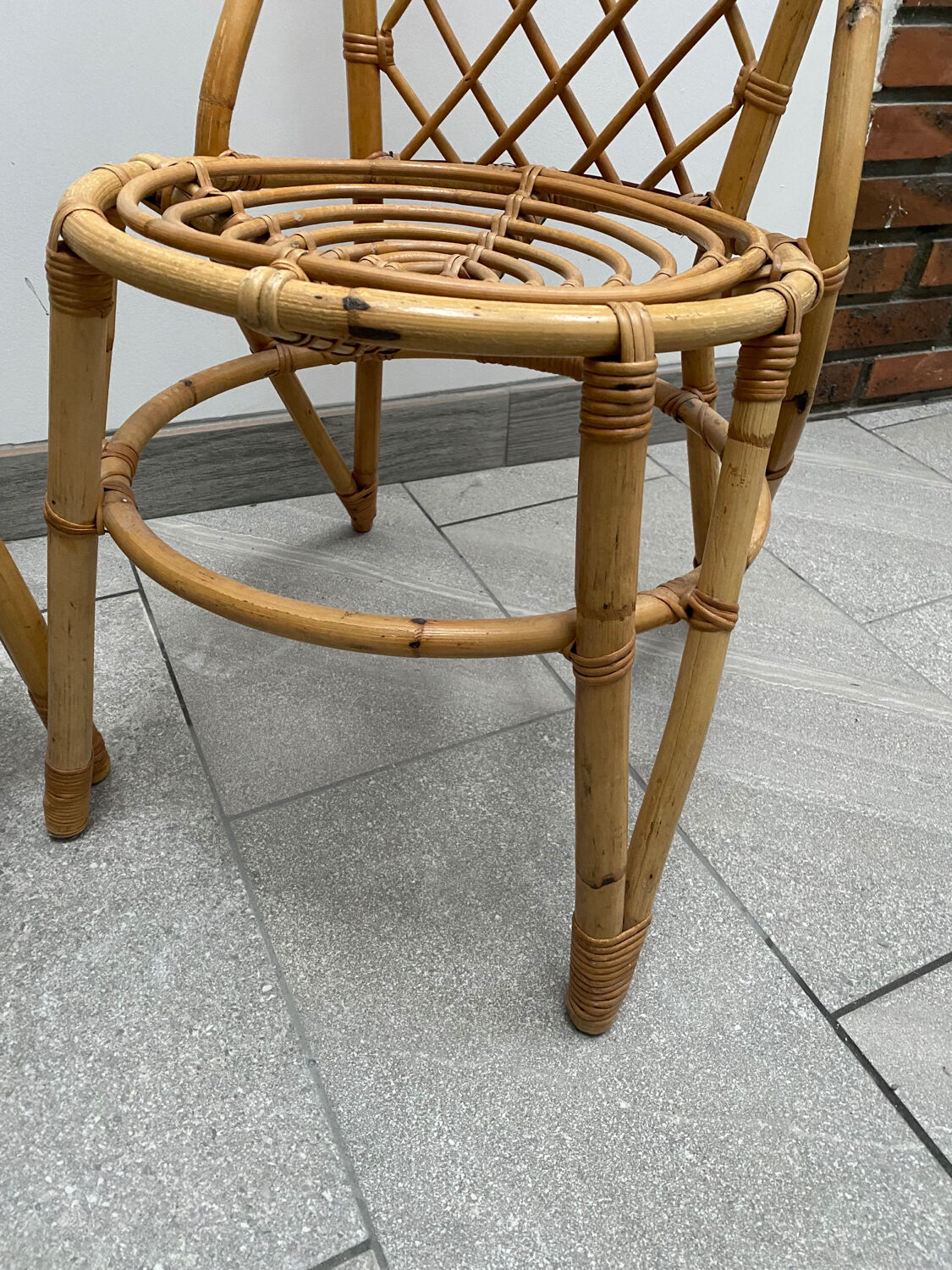 Bamboo chairs 60s 70s