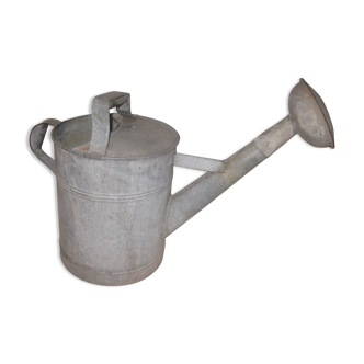 Old zinc watering can
