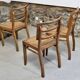 3 chaises style Pierre Cruège 1940 1950