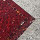 Vintage hand-knotted Kunduz rug, natural dyes, 1940s.