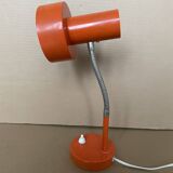 Orange metal lamp from the 60s