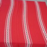 Square red tablecloth
