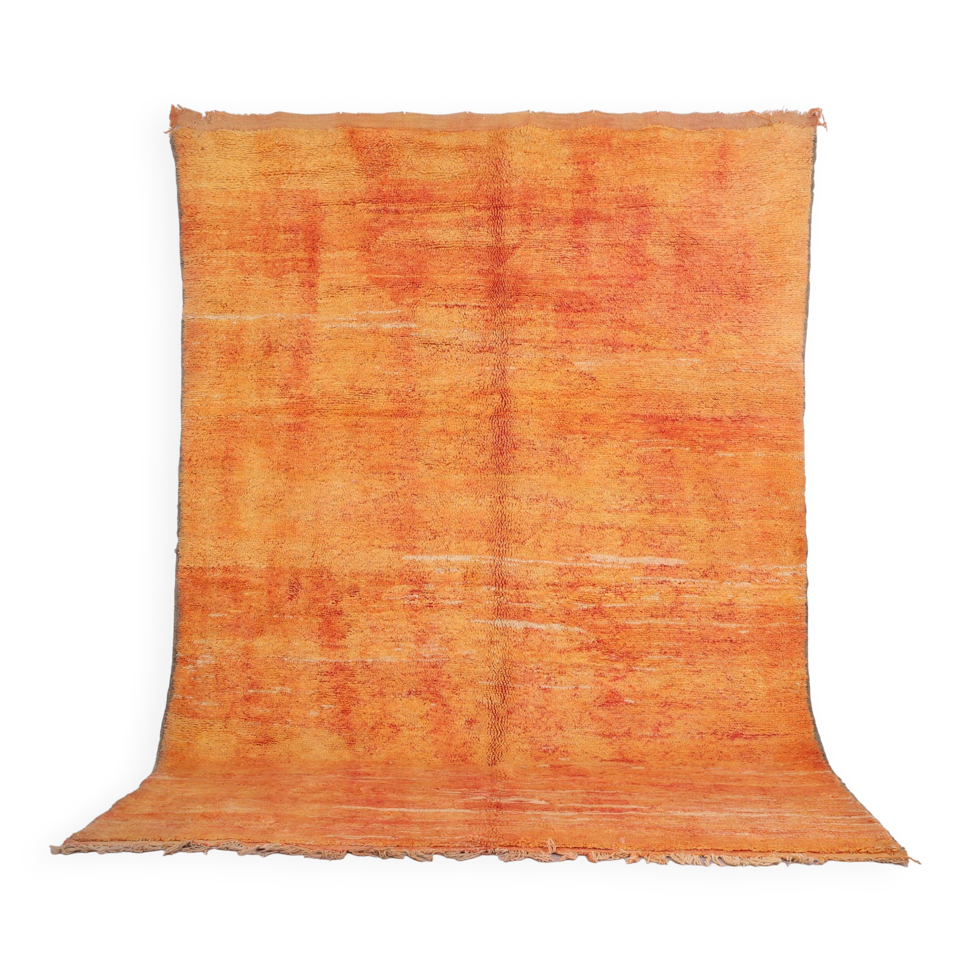 Vintage Moroccan Rug 203 x 281 cm - Handmade Berber Rug - Old Moroccan Rug