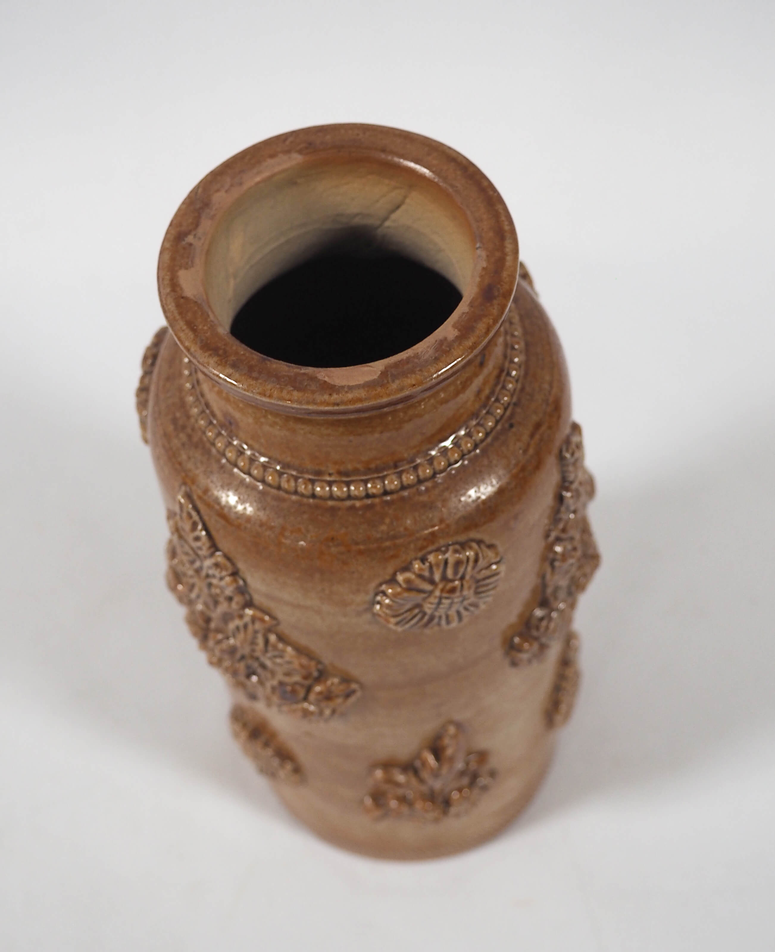 High relief vase