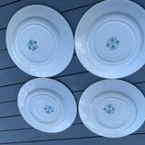 8 St Amand Nord Anémone dinner plates
