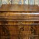Secrétaire / scriban époque Bieidermeier en acajou flammé – XIXe siècle