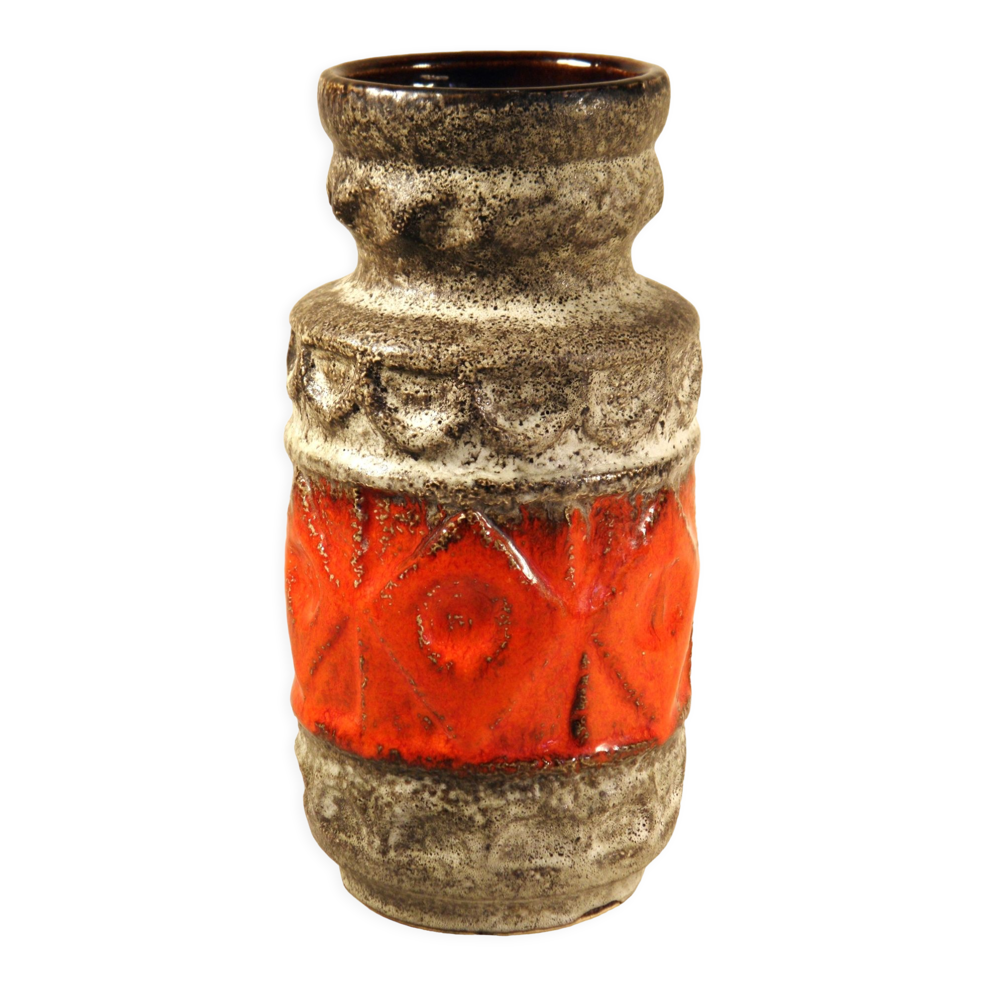 Vase en céramique émaillée années 60