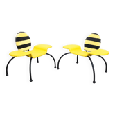 Chaises enfant PS Surrig vintage par Eva & Peter Moritz pour Ikea