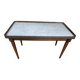 Wooden and marble coffee table