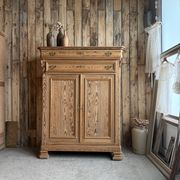 Grand Louis-Philippe buffet in pitch pine (renovated)