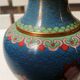 Vase cloisonné asiatique