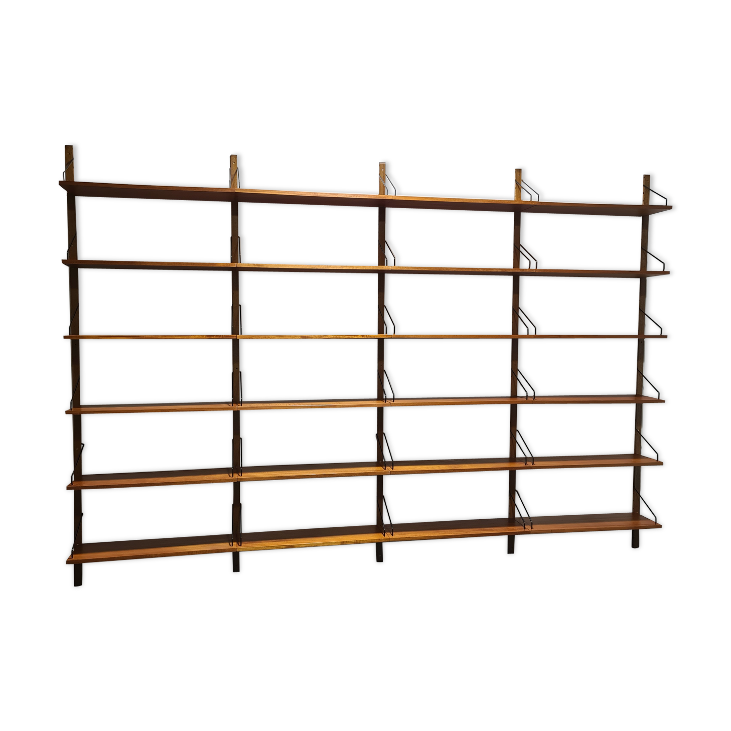 Vintage Xl Poul Cadovious teak book shelves