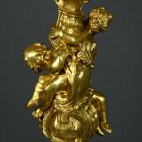 Bronze Candelabra, after J-A. Meissonnier, Rococo style, Napoleonic era