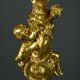 Bronze Candelabra, after J-A. Meissonnier, Rococo style, Napoleonic era