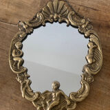Brass mirror