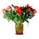 Vase Saint Louis Creusot M.Sablée Rocaille