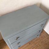 Vintage dresser 3 gustavian grey drawers