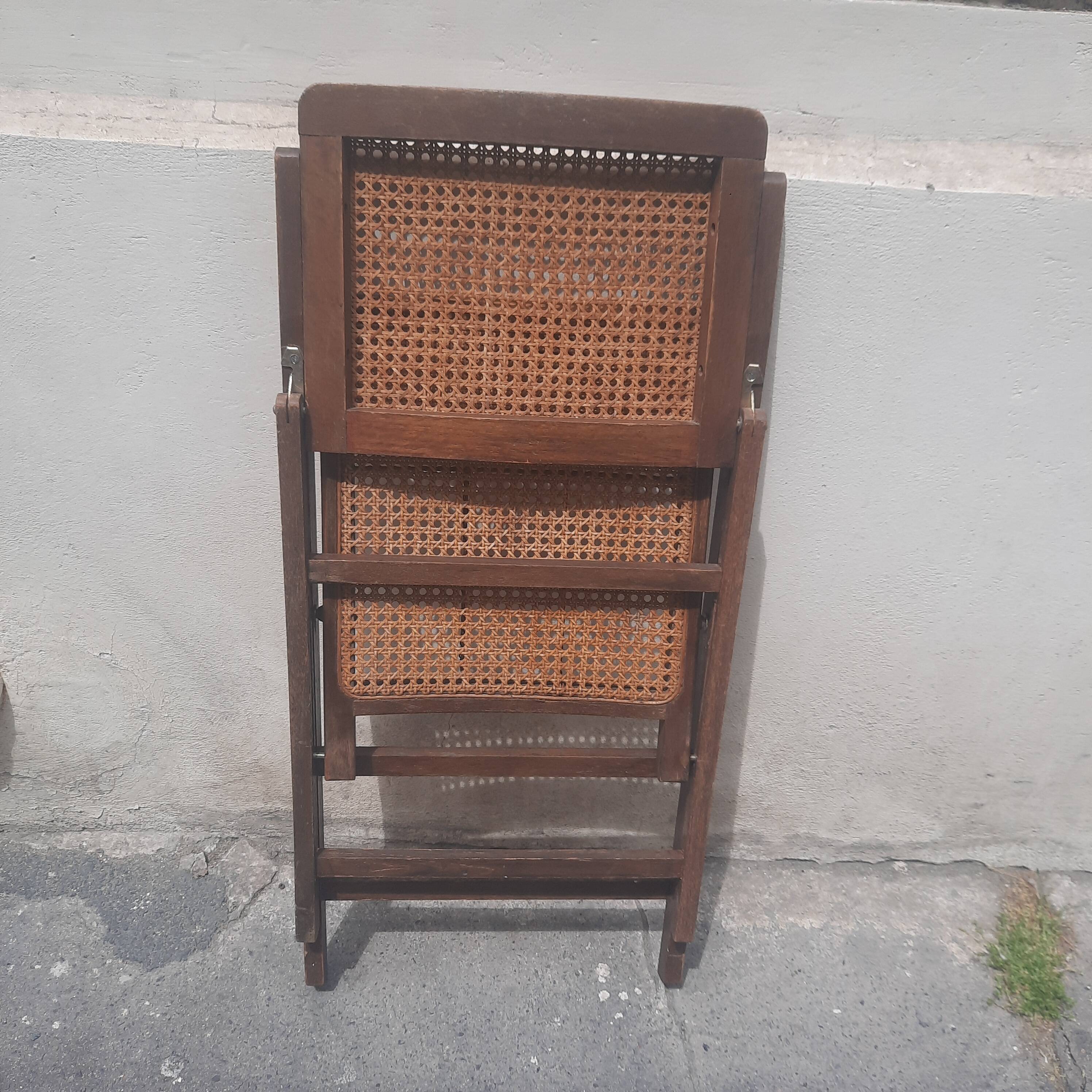 Chaise pliante vintage