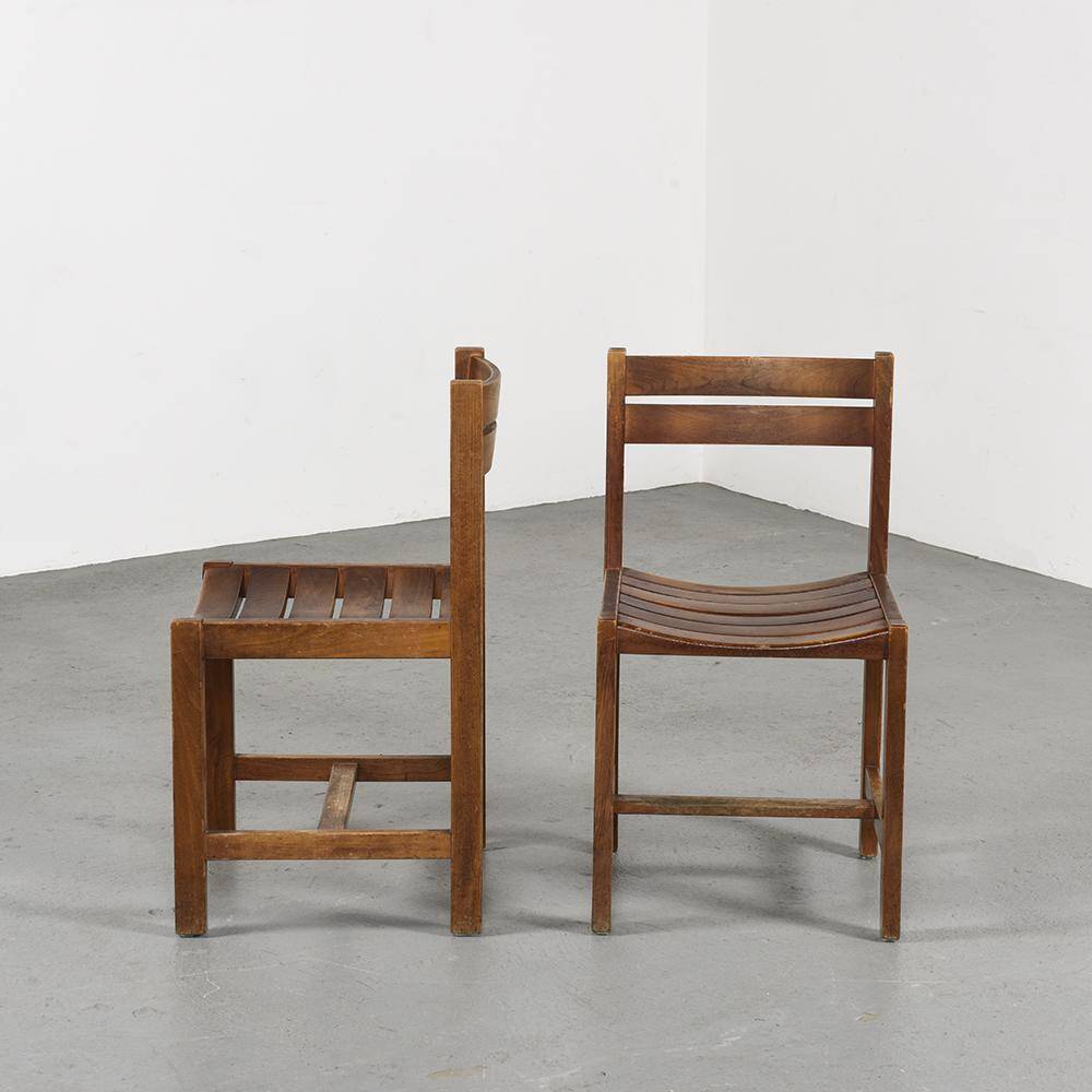 André Sornay: pair of chairs, France, circa 1960