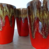 Verres vallauris en ceramique