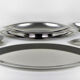 "Cosmos" dishes Guy Degrenne stainless steel 1970