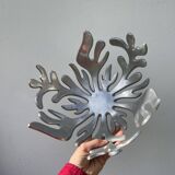 Designer metal fruit bowl