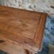 French 19th-century oak draper's table – Antique kitchen island console