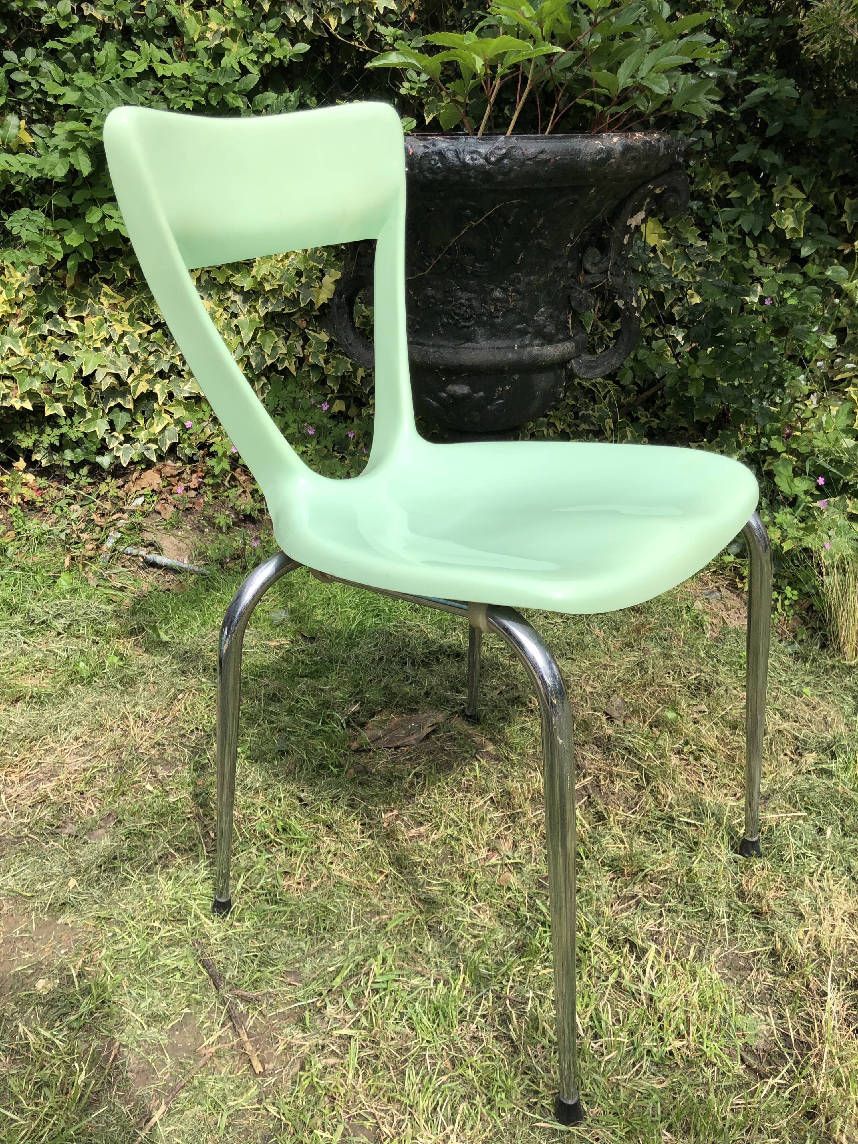 Set of three vintage Gilac chairs