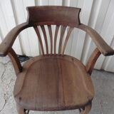 American office chair in oak