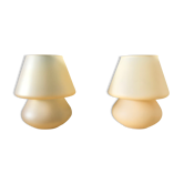 Pair of vintage bedside lamps