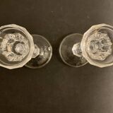 Pair of Arques crystal candlesticks