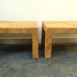 Pair coffee tables Lived del sol 1970