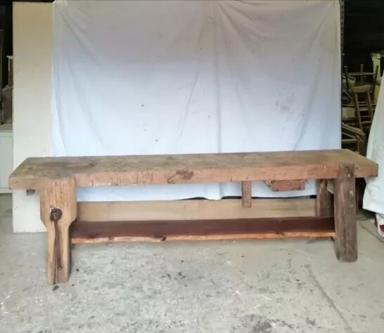 Old carpenter's workbench