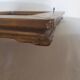 Cadre doré bois résine feuillure : 24.5 cm x 30.5 cm