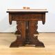 Table, bureau en chêne, style Néogothique – début XXème